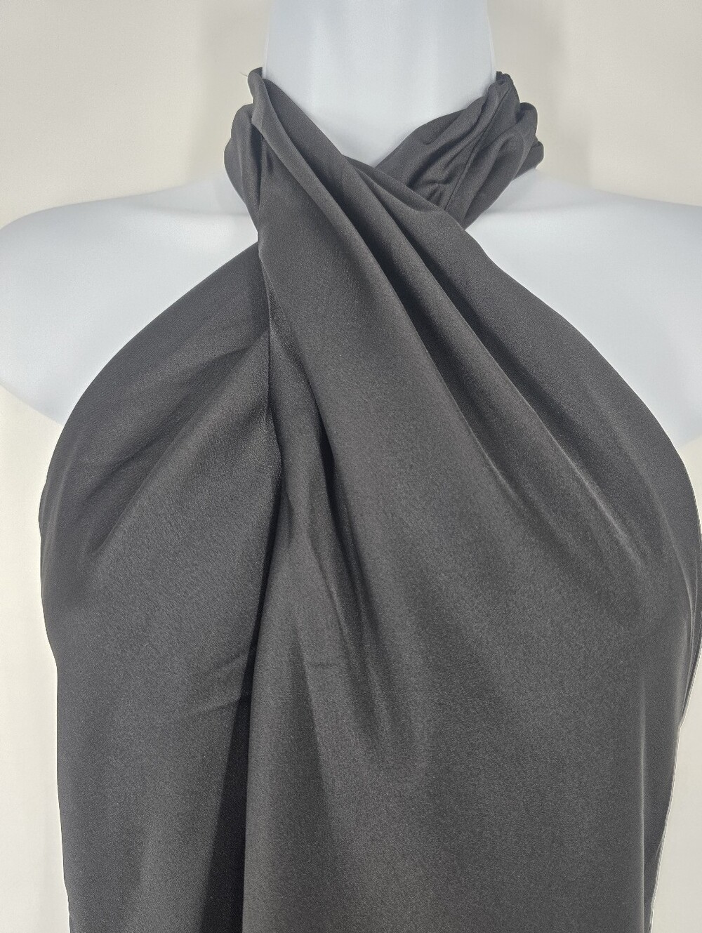 Show Me Your Mumu Jasmine Halter Black Mini Dress Size S NEW - Picture 2 of 8